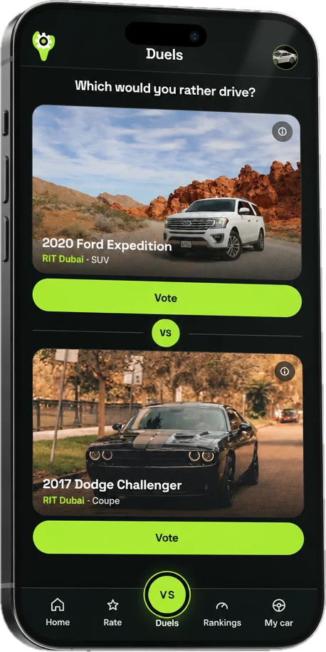 Campus duels: vote between two student cars